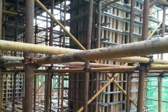 松桉结合的圆柱模板 更适合建筑工地使用[久筑圆柱模板哪家好]